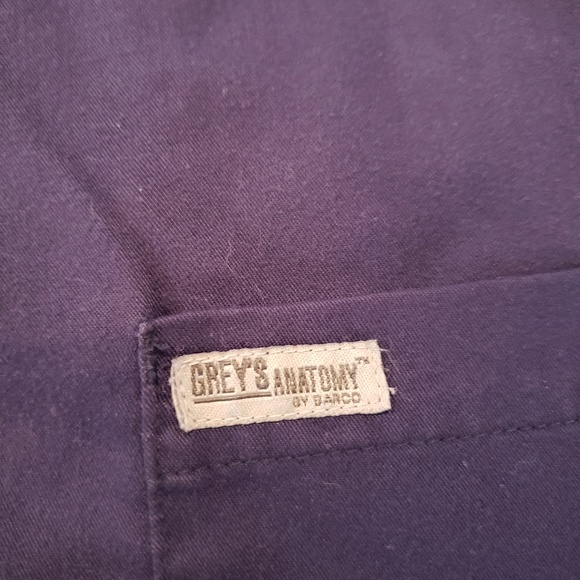 Greys Anatomy Blue Scrub Top - Picture 2 of 3